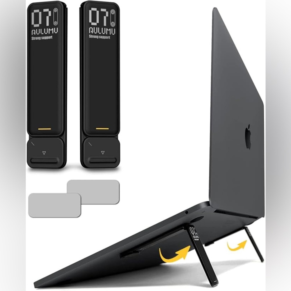 Pop up leg stands for laptop